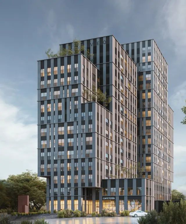 Desarrollo de Departamentos en Venta en Providencia, Guadalajara 1 rec. 39m² — Vértice 33