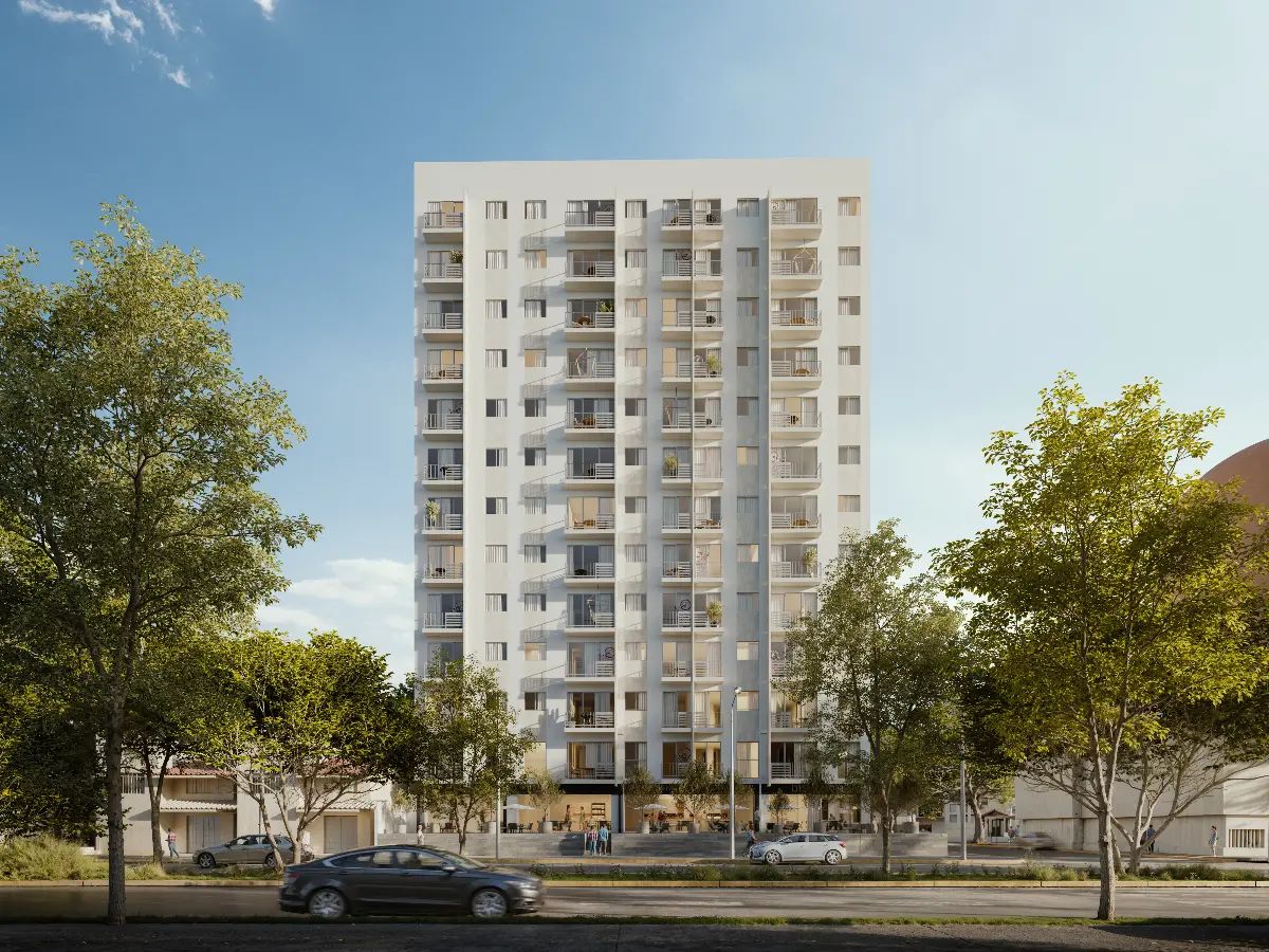 Desarrollo de Departamentos en Venta en Moderna, Guadalajara 1 rec. 49m² — Vértice 33
